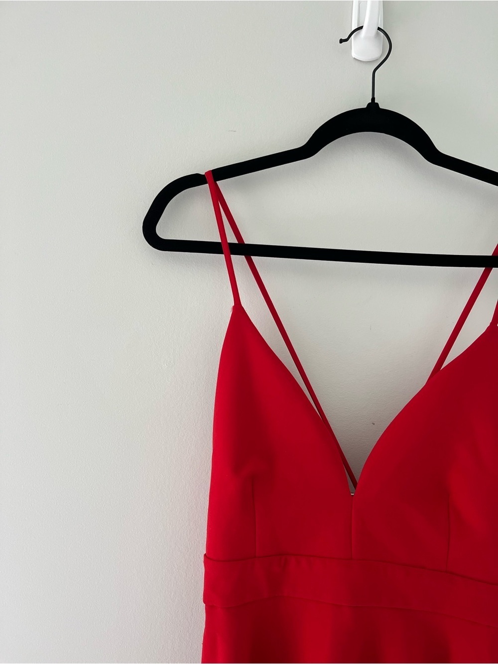 Zara Red Mini Dress Rhinestone Detail Size Small - Picture 4 of 7